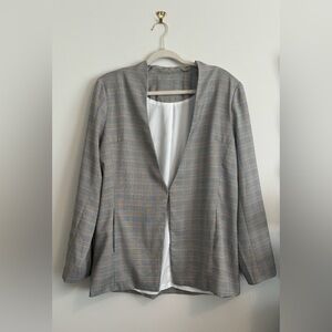 Amazon Gray Plaid Blazer